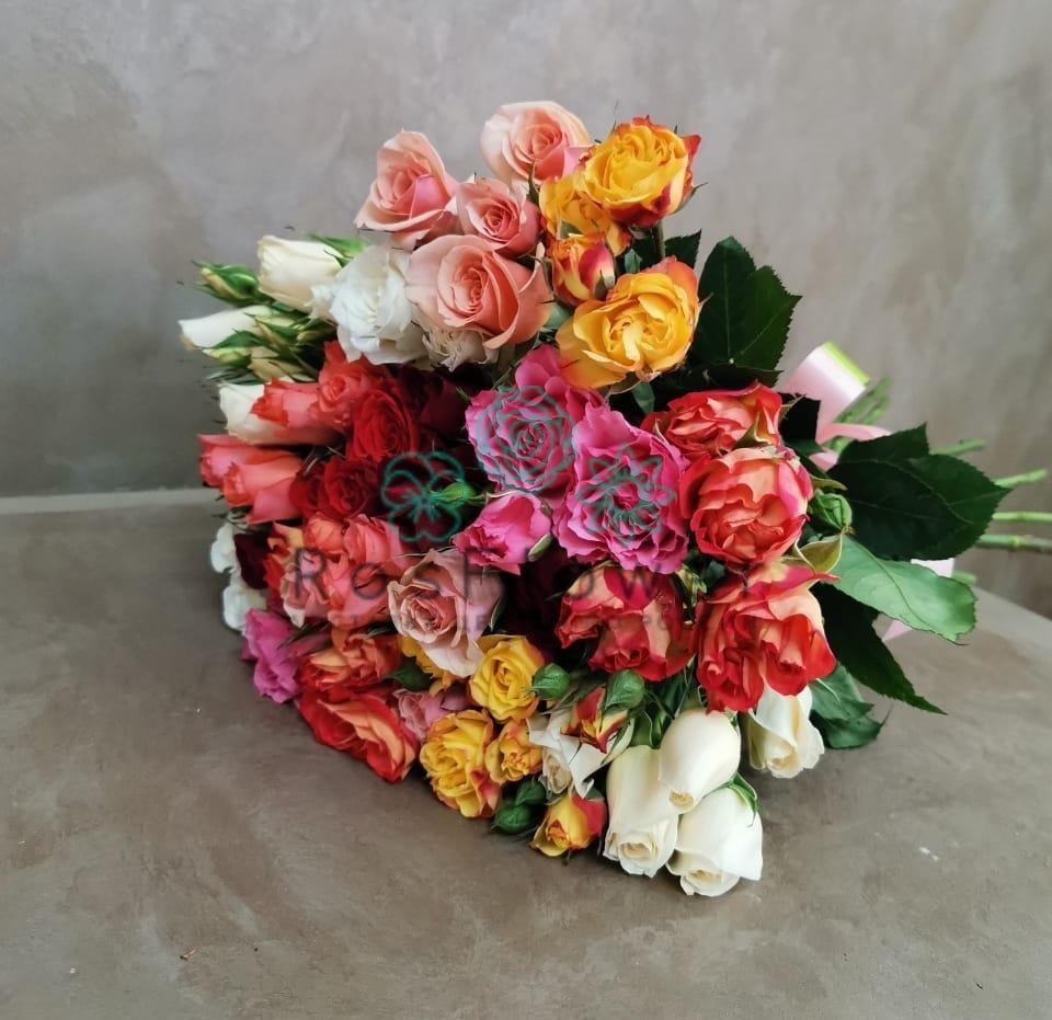 Букет цветов из: Розы в Миасское