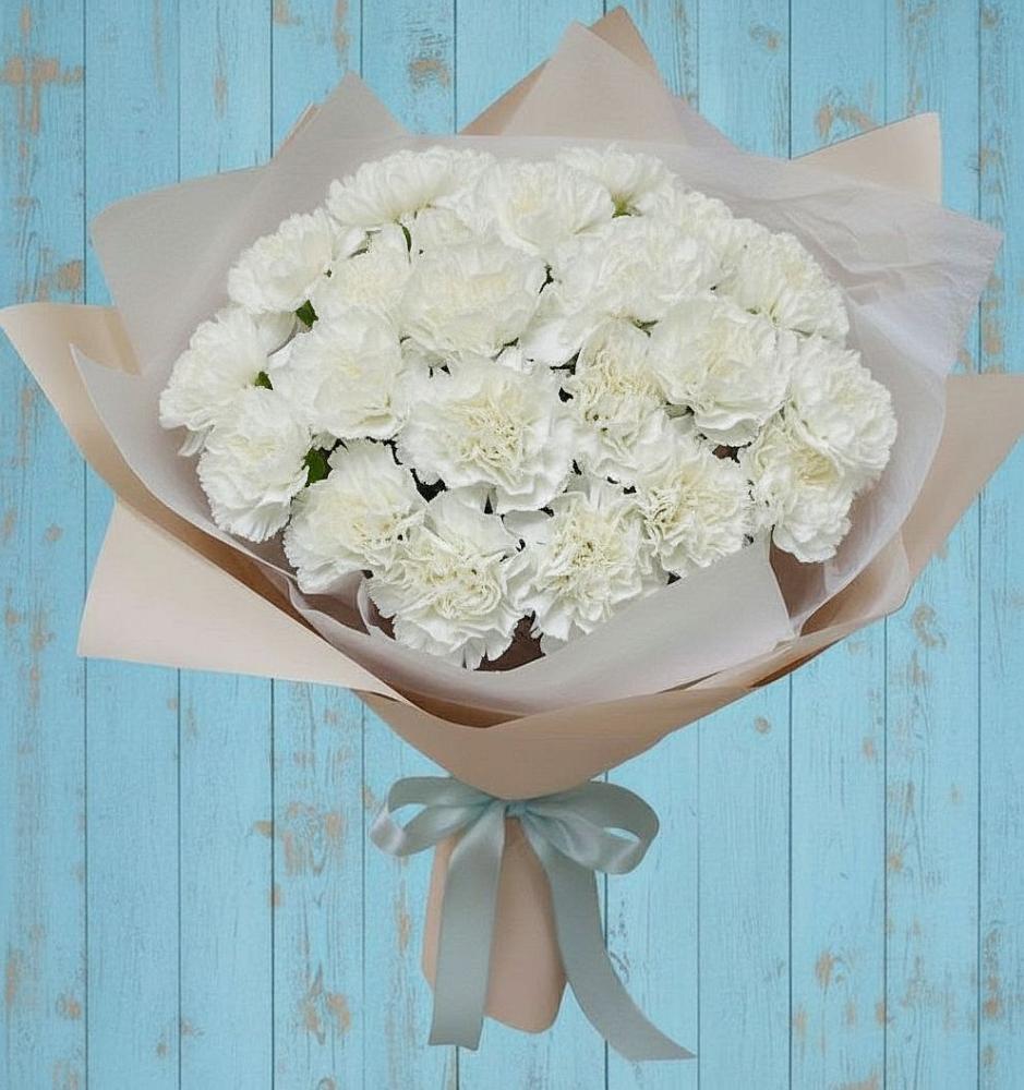 Букет цветов из: Гвоздики в Миасское