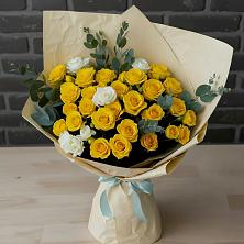Букет цветов из:  Розы в Миасское
