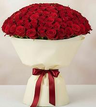 Букет 101 Красная роза Милано #REPLACE_PRED# Миасское