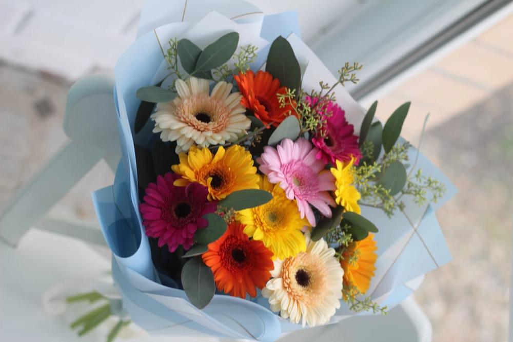 Букет цветов из: Герберы в Миасское