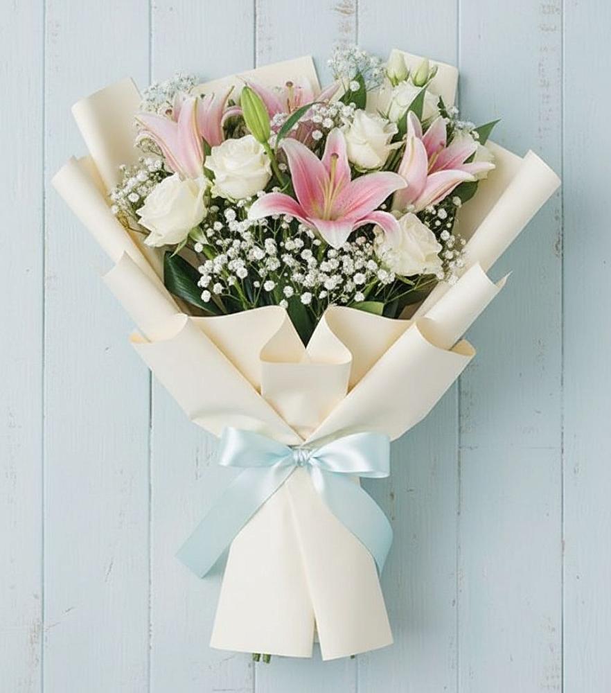 Букет цветов из: Лилии в Миасское