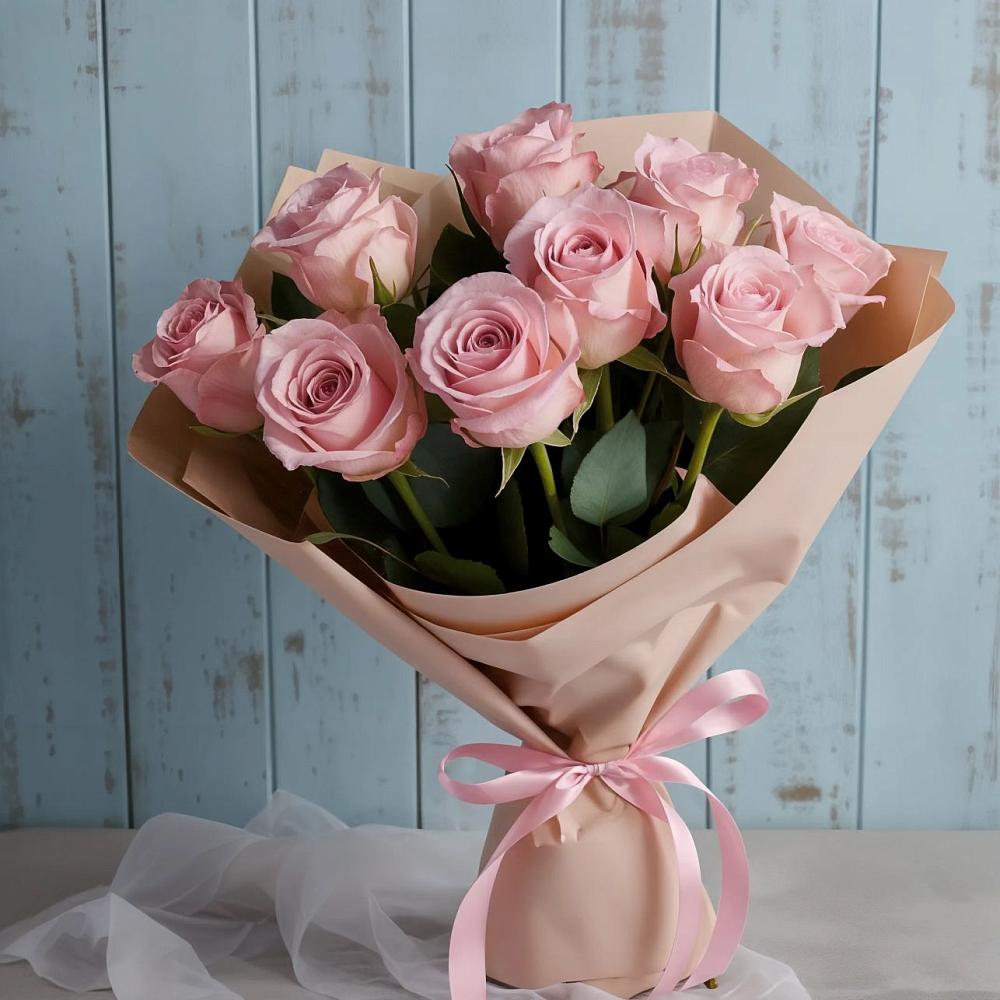 Букет цветов из: Розы в Миасское