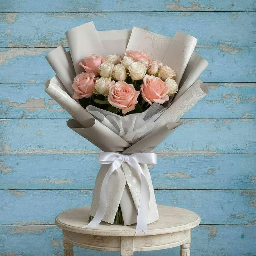 Букет цветов из: Розы в Миасское