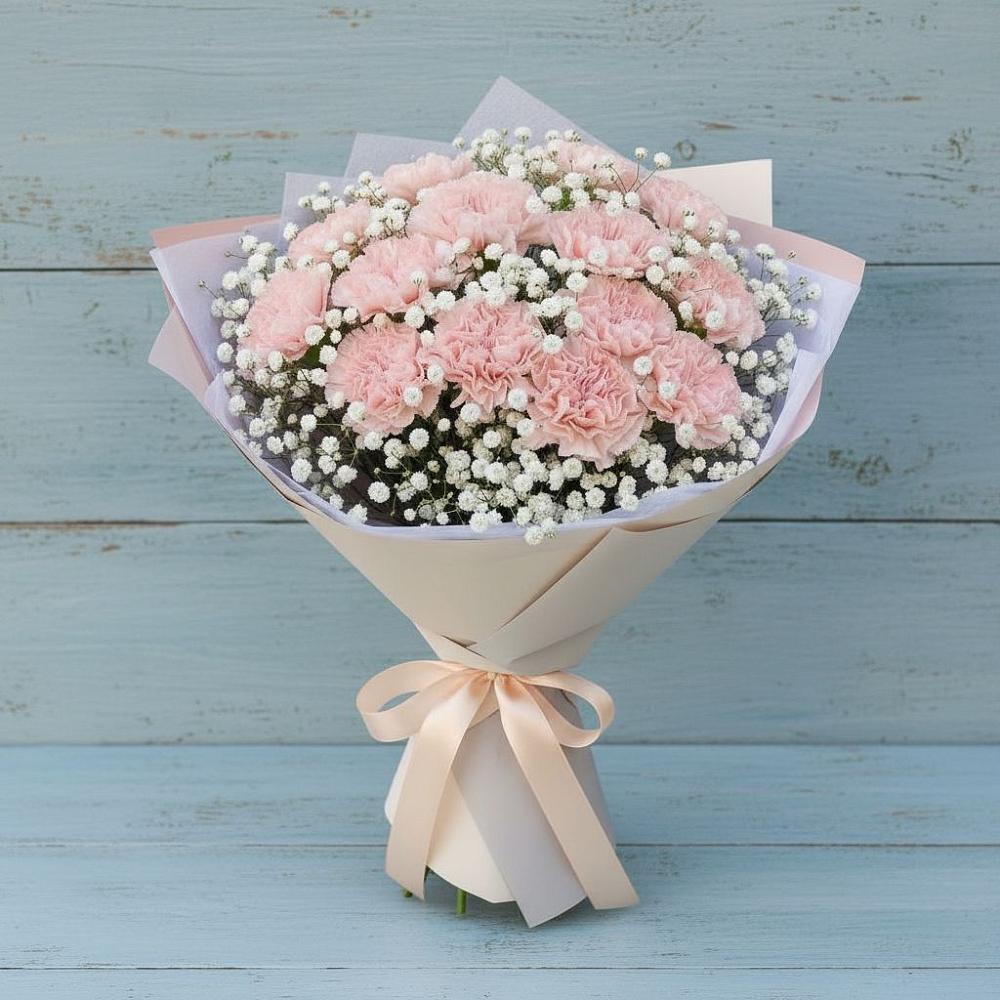 Букет цветов из: Гвоздики в Миасское