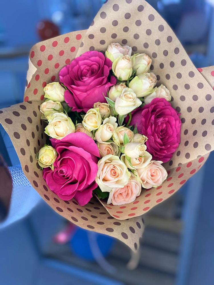 Букет цветов из: Розы в Миасское