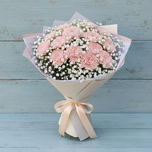 Букет цветов из:  Гвоздики в Миасское