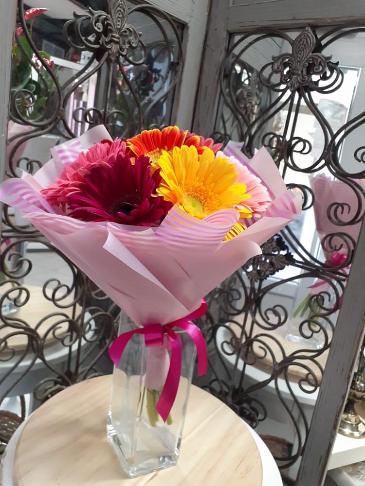 Букет цветов из: Герберы в Миасское