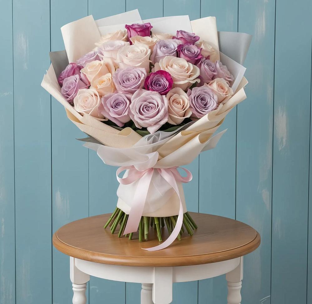 Букет цветов из: Розы в Миасское