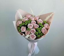 Букет цветов из:  Розы и Хризантемы в Миасское