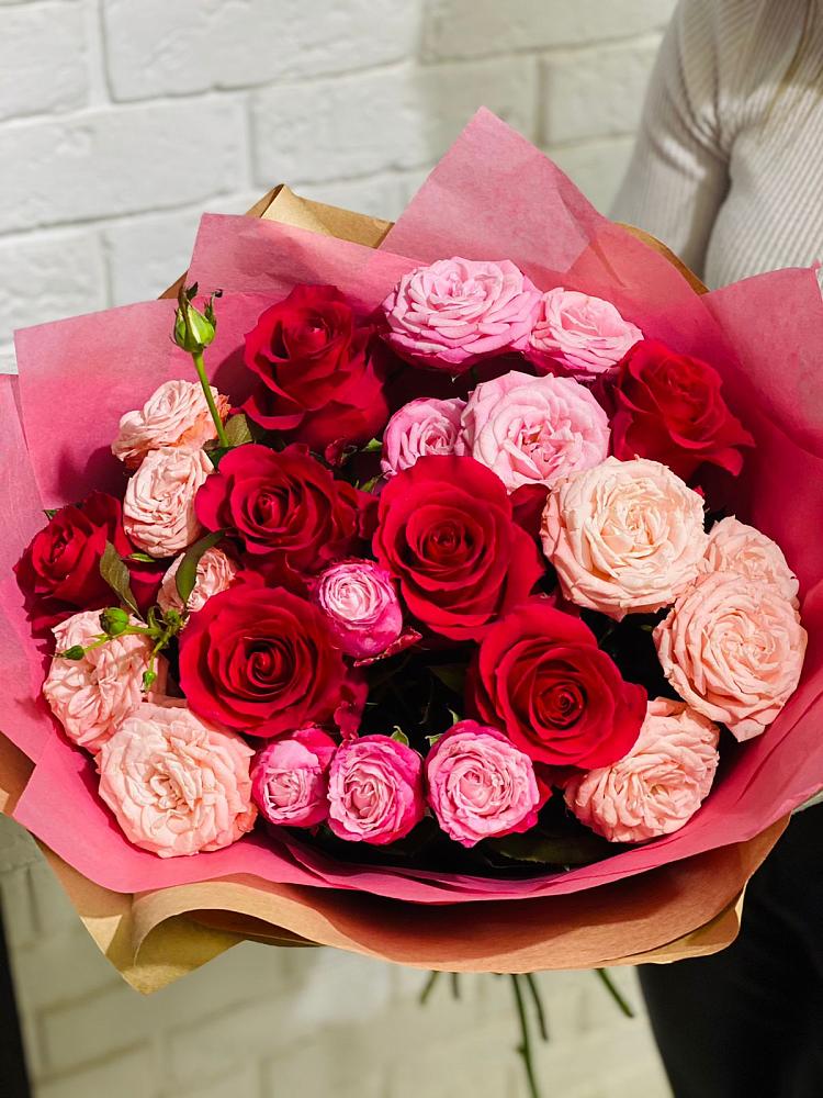 Букет цветов из: Розы в Миасское