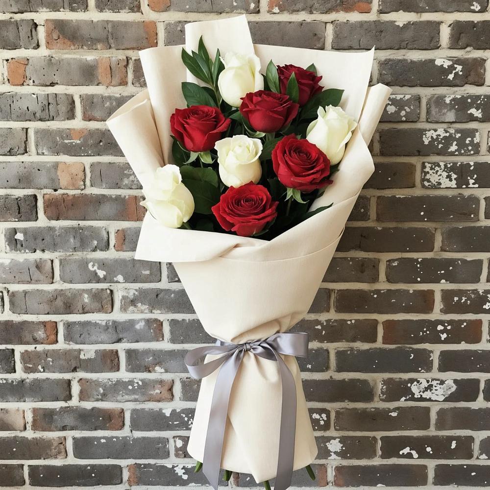 Букет цветов из: Розы в Миасское