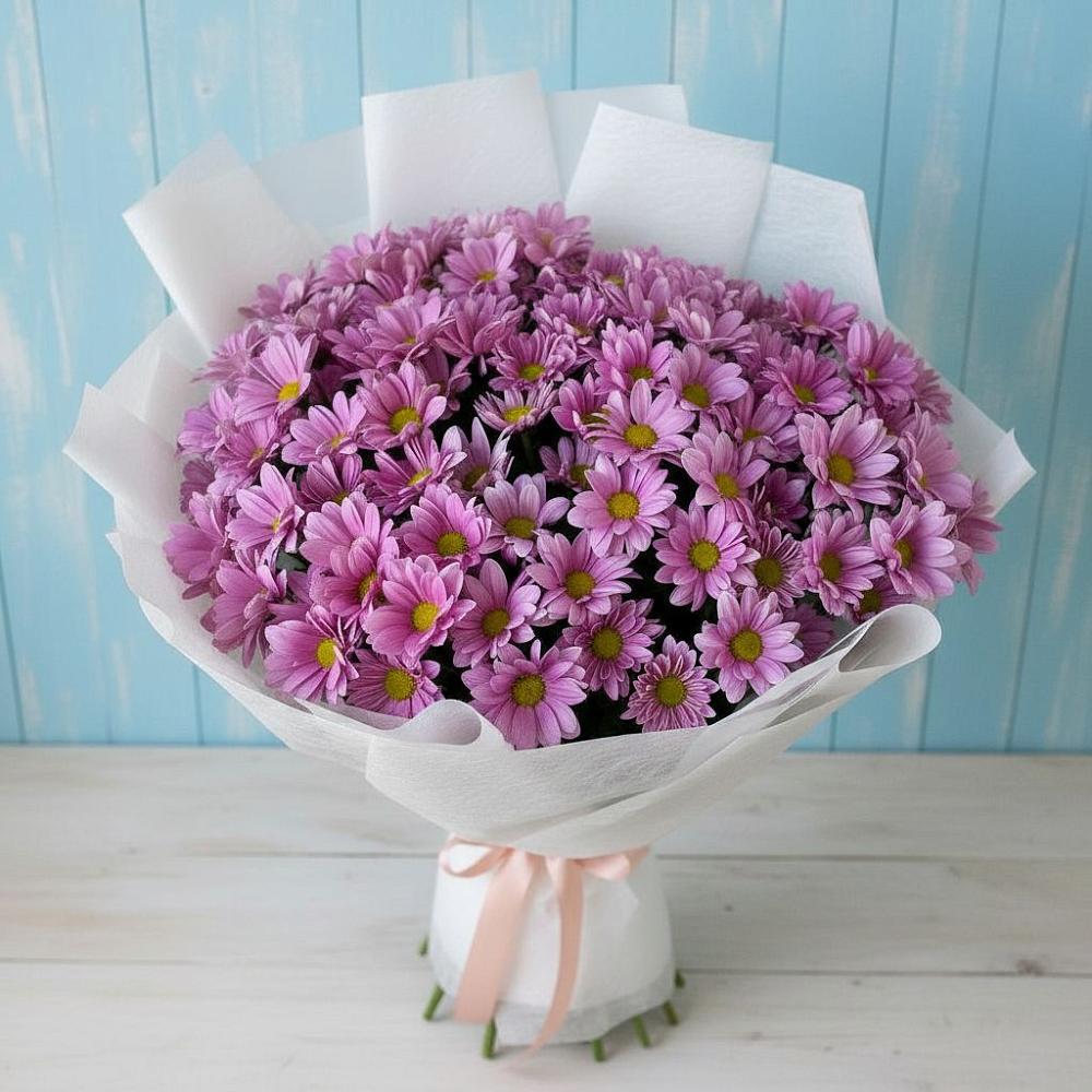 Букет цветов из: Хризантемы в Миасское