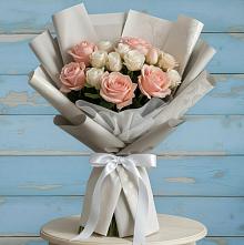 Букет цветов из:  Розы в Миасское