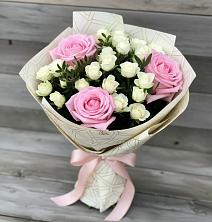 Букет цветов из:  Розы в Миасское
