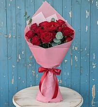 Букет цветов из:  Розы в Миасское