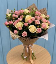 Букет цветов из:  Розы в Миасское
