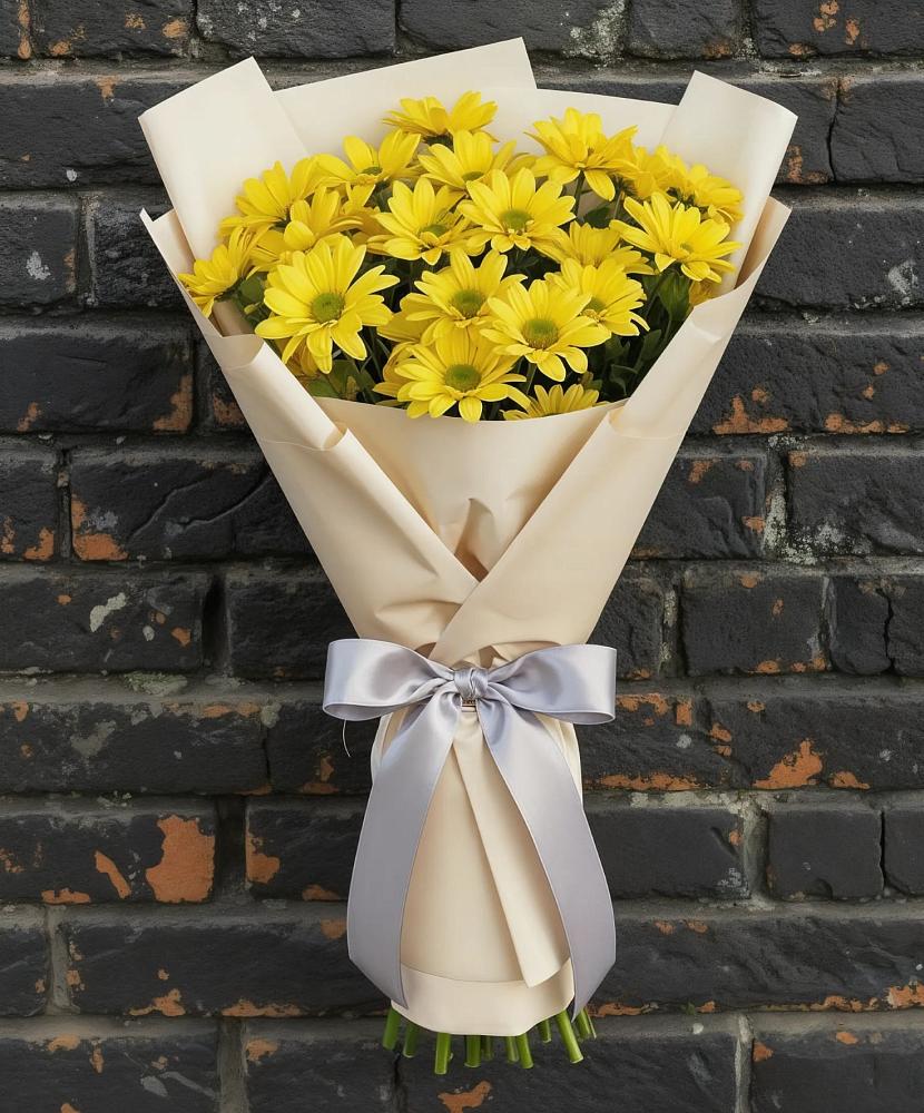 Букет цветов из: Хризантемы в Миасское