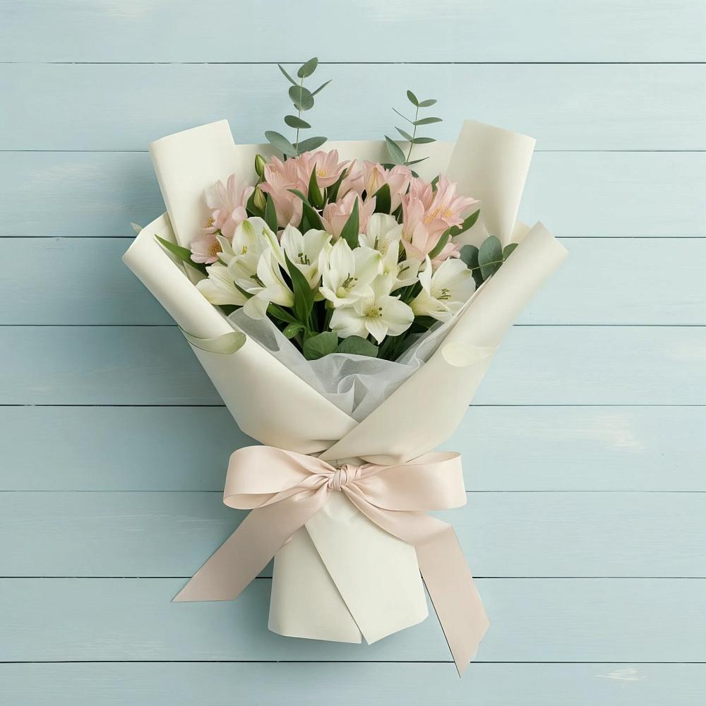 Букет цветов из: Альстромерии в Миасское