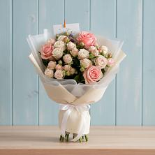 Букет цветов из:  Розы в Миасское