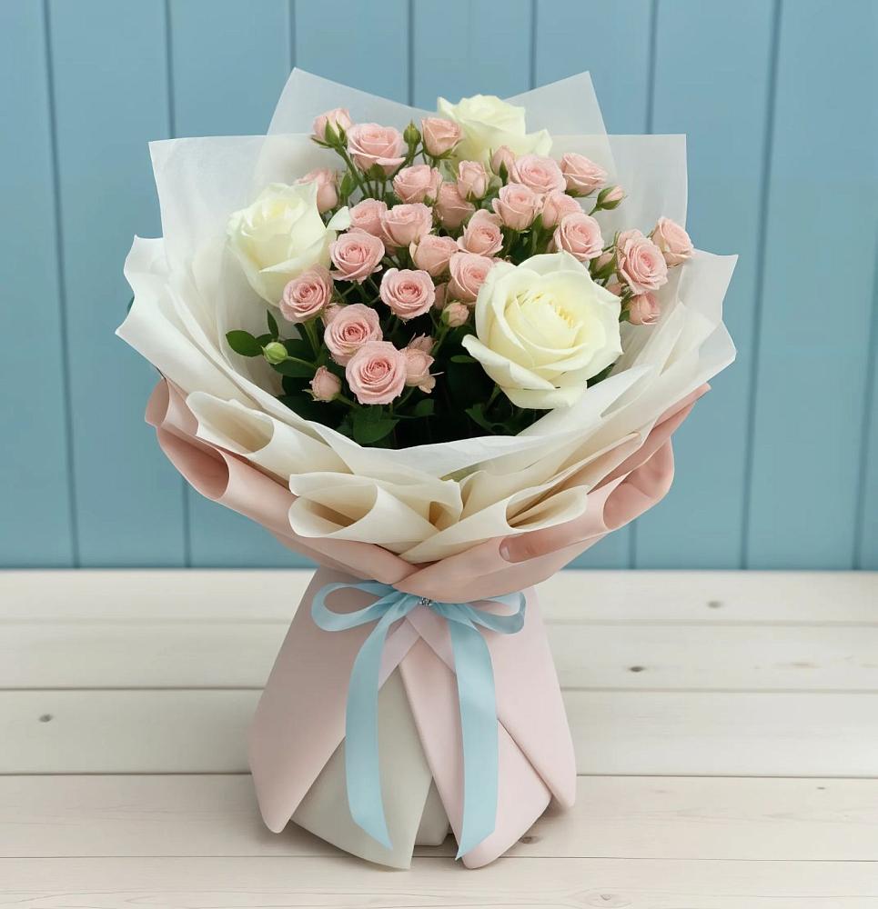 Букет цветов из: Розы в Миасское