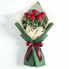 Букет цветов из:  Розы в Миасское