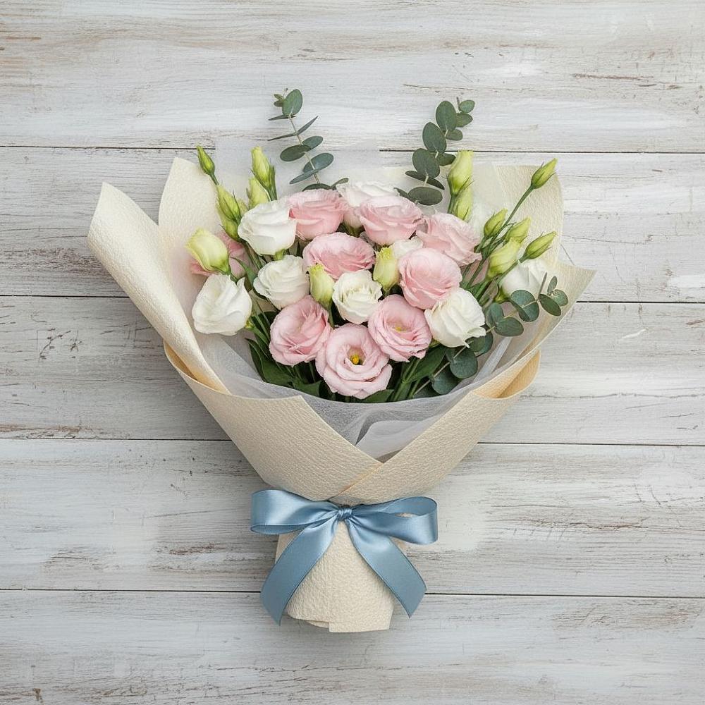 Букет цветов из: Лизиантусы в Миасское